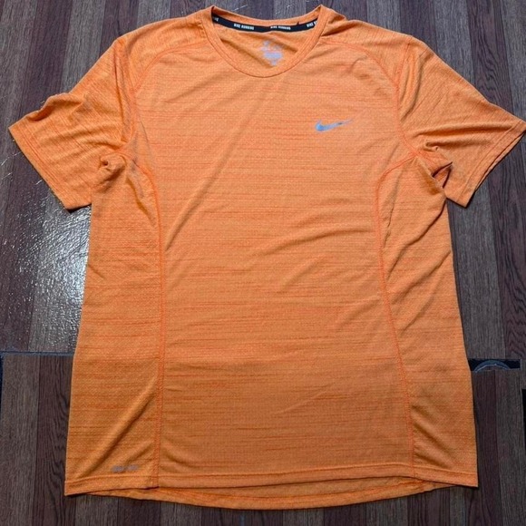 Nike Other - Nike Running Orange Dri-Fit Tech Retro Sportswear Train Shirt Medium